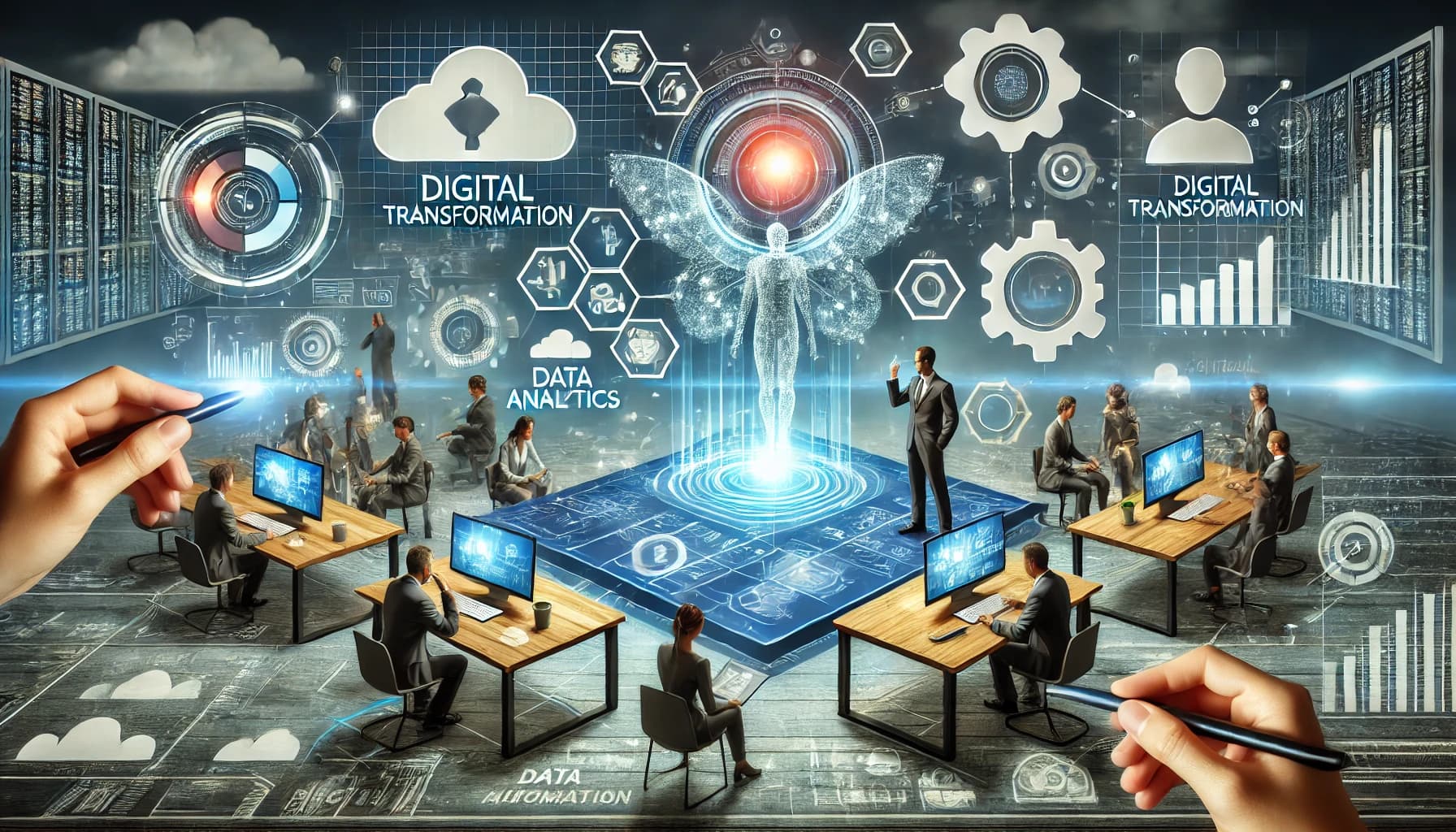 Software solutions illustration