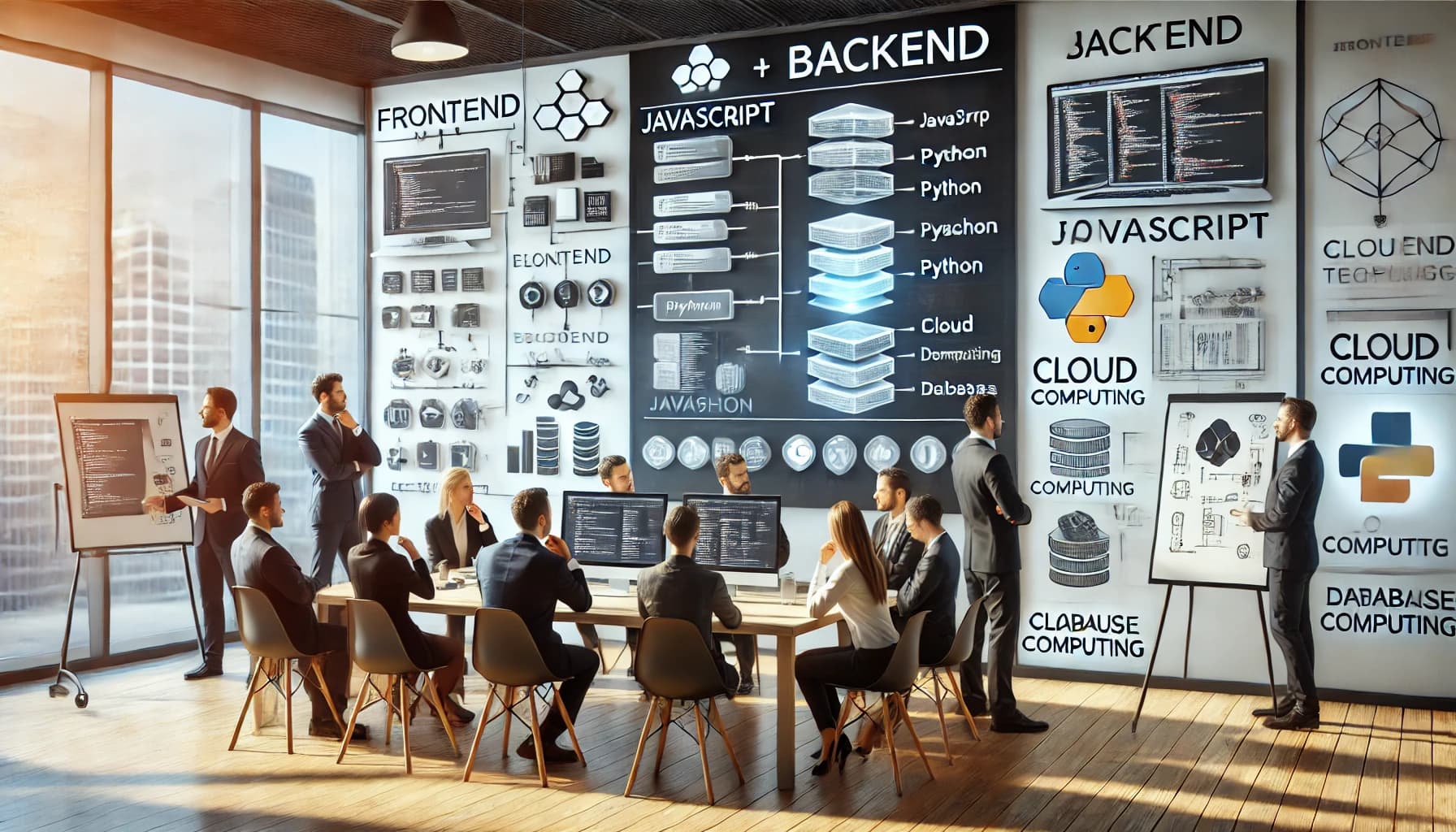 Software solutions illustration